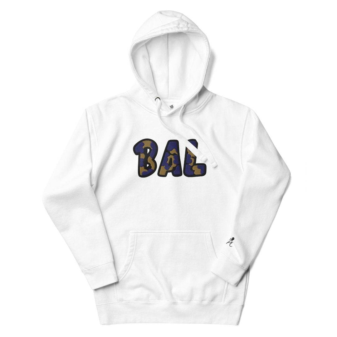 The City Collection BAL Football Patched Unisex Hoodie - Rebel P Customs
