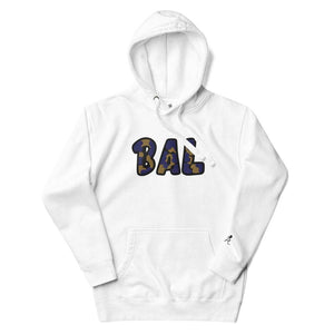 The City Collection BAL Football Patched Unisex Hoodie - Rebel P Customs