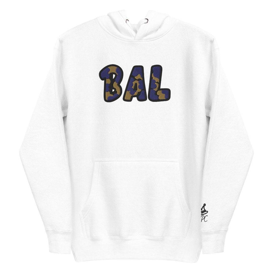 The City Collection BAL Football Patched Unisex Hoodie - Rebel P Customs