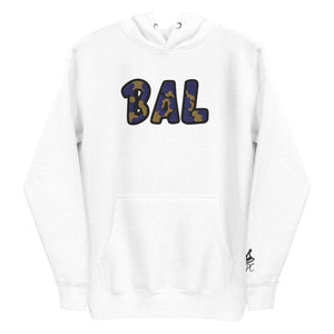 The City Collection BAL Football Patched Unisex Hoodie - Rebel P Customs