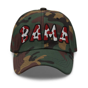 The City Collection BAMA Camo Patched Hat - Rebel P Customs