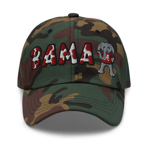 The City Collection BAMA Elephant Camo Patched Hat - Rebel P Customs