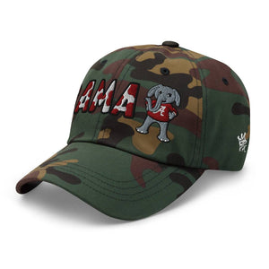 The City Collection BAMA Elephant Camo Patched Hat - Rebel P Customs
