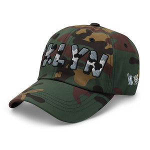 The City Collection BKLYN Basketball Camo Patched Hat - Rebel P Customs