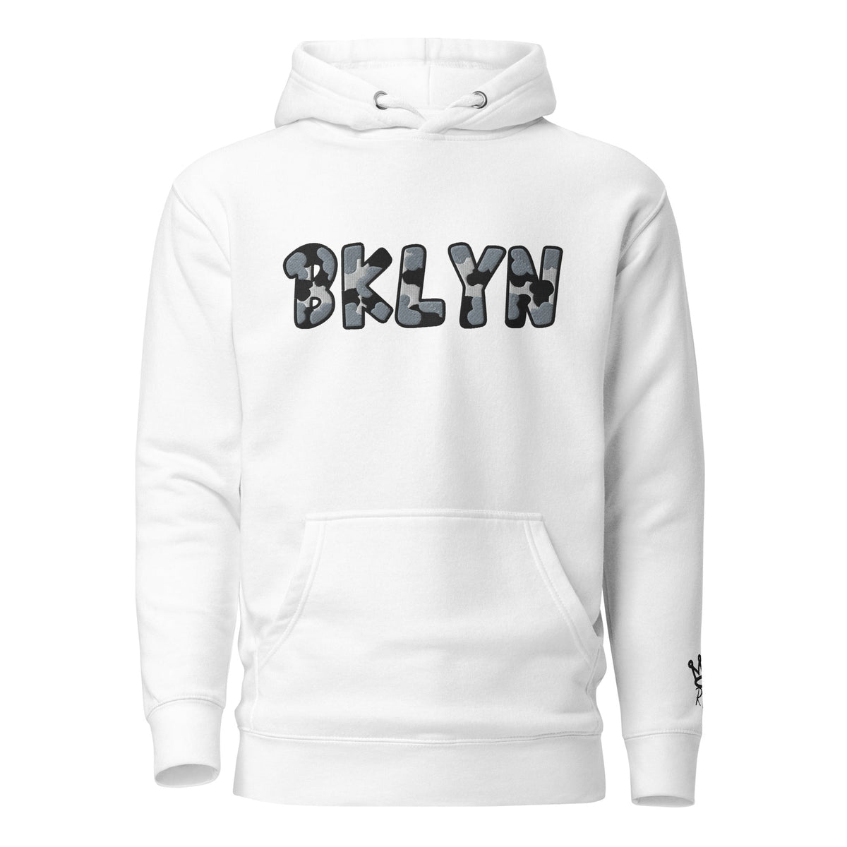 The City Collection BKLYN Basketball Patched Unisex Hoodie - Rebel P Customs