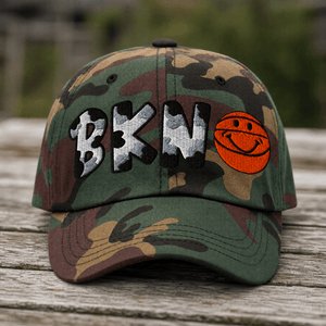 The City Collection BKN Basketball Camo Patched Hat - Rebel P Customs