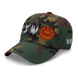 The City Collection BKN Basketball Camo Patched Hat - Rebel P Customs