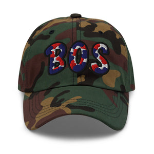 The City Collection BOS Baseball Camo Patched Hat - Rebel P Customs