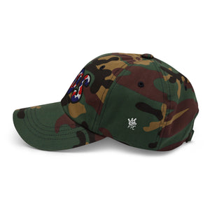 The City Collection BOS Baseball Camo Patched Hat - Rebel P Customs