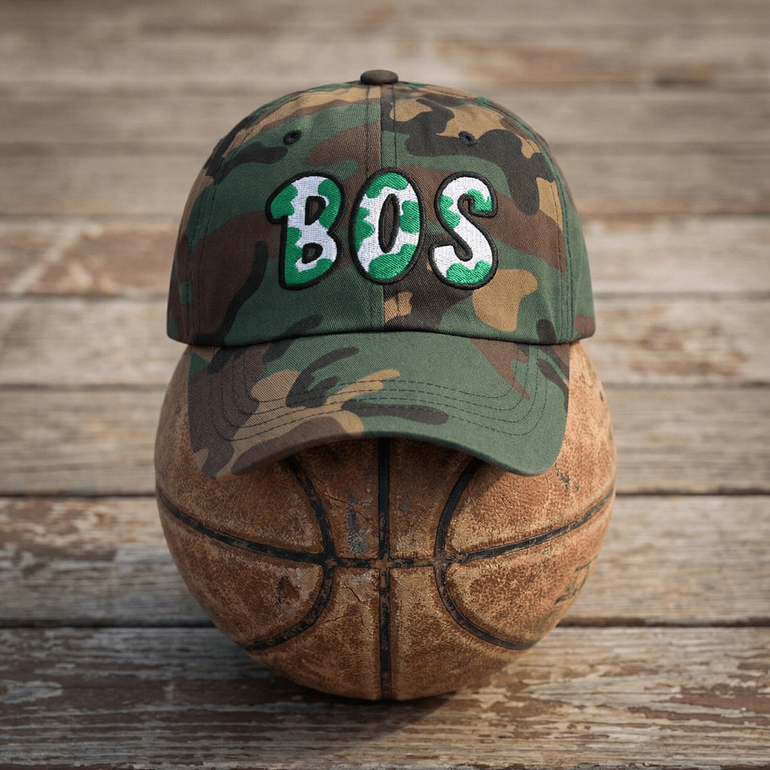 The City Collection BOS Basketball Camo Patched Hat - Rebel P Customs