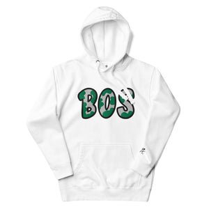 The City Collection BOS Basketball Patched Unisex Hoodie - Rebel P Customs
