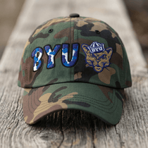 The City Collection BYU Cougar Camo Patched Hat - Rebel P Customs