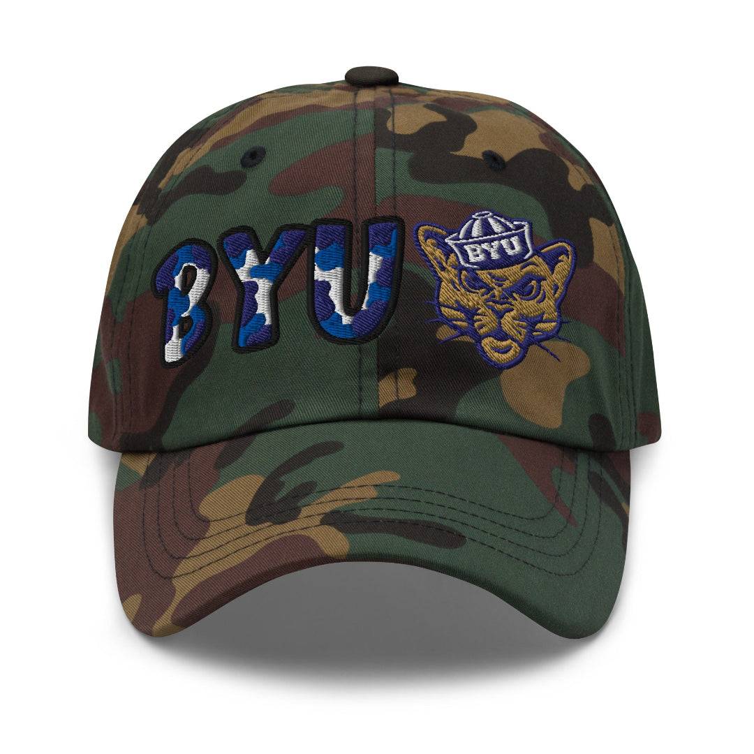 The City Collection BYU Cougar Camo Patched Hat - Rebel P Customs