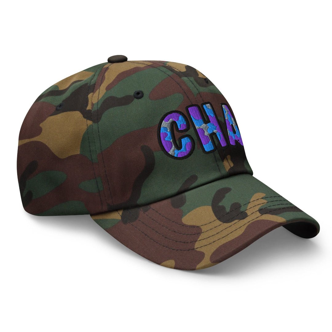 The City Collection CHA Basketball Camo Patched Hat - Rebel P Customs