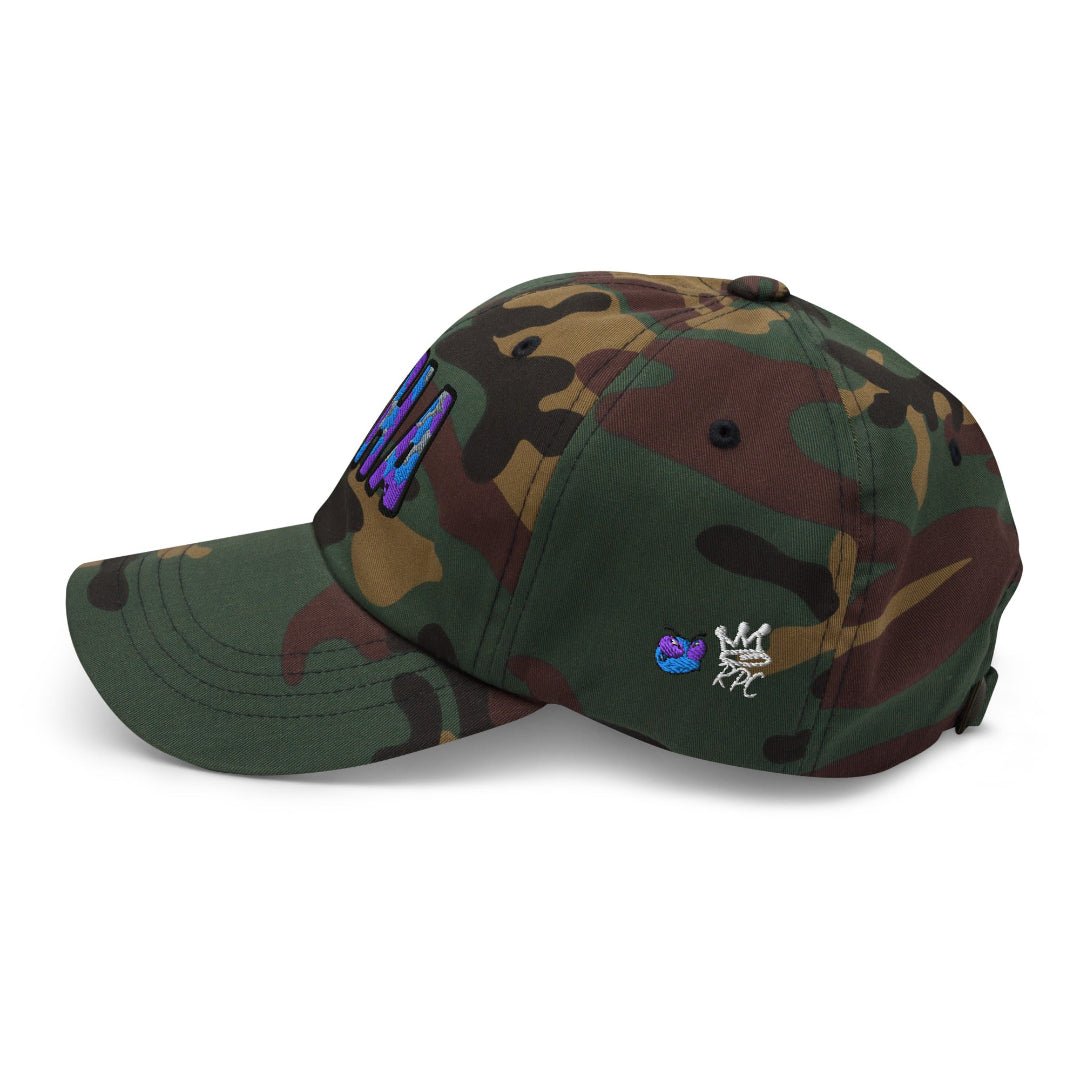 The City Collection CHA Basketball Camo Patched Hat - Rebel P Customs