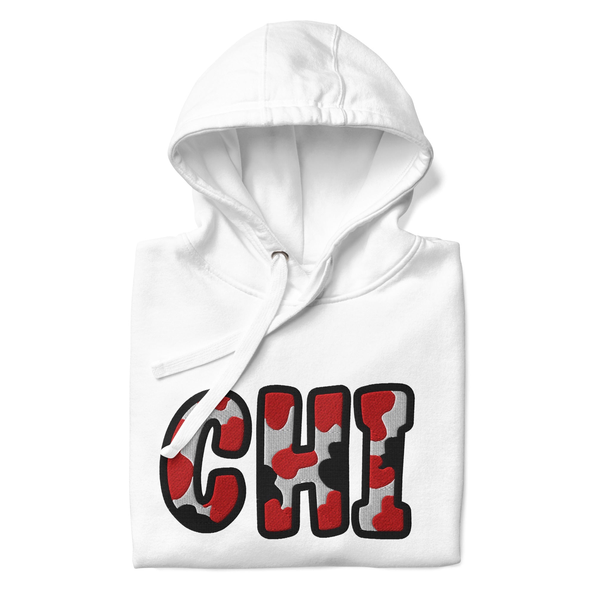 The City Collection CHI Basketball Patched Unisex Hoodie - Rebel P Customs