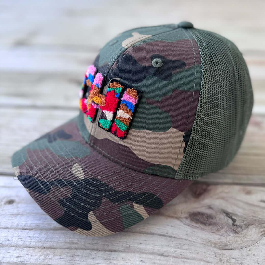 The City Collection CHI Chenille Camo Patched Hat - Rebel P Customs
