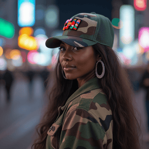 The City Collection CHI Chenille Camo Patched Hat - Rebel P Customs