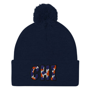 The City Collection CHI Football Patched Beanie - Rebel P Customs