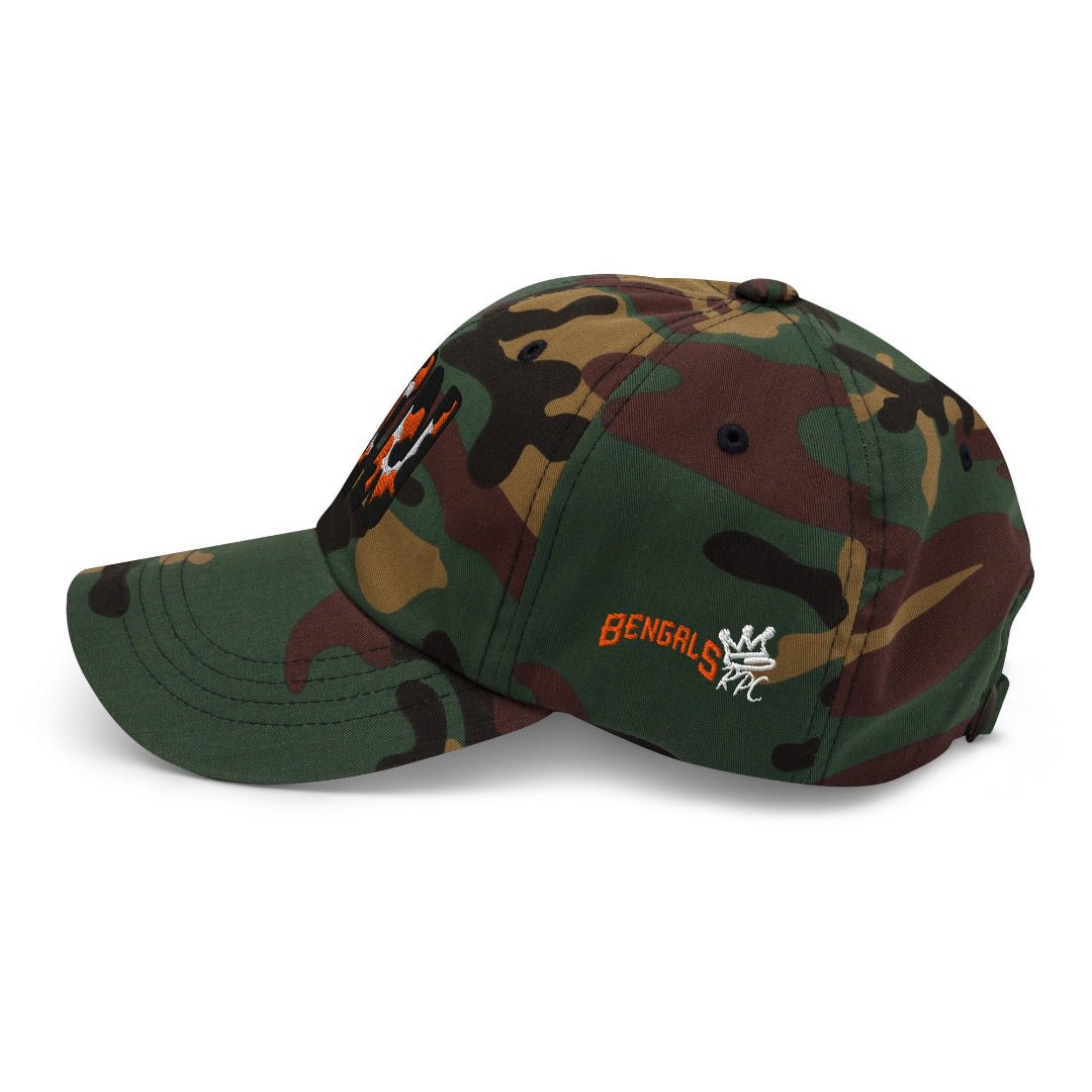The City Collection CIN Football Camo Patched Hat - Rebel P Customs