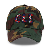 The City Collection CLE Baseball Camo Patched Hat - Rebel P Customs
