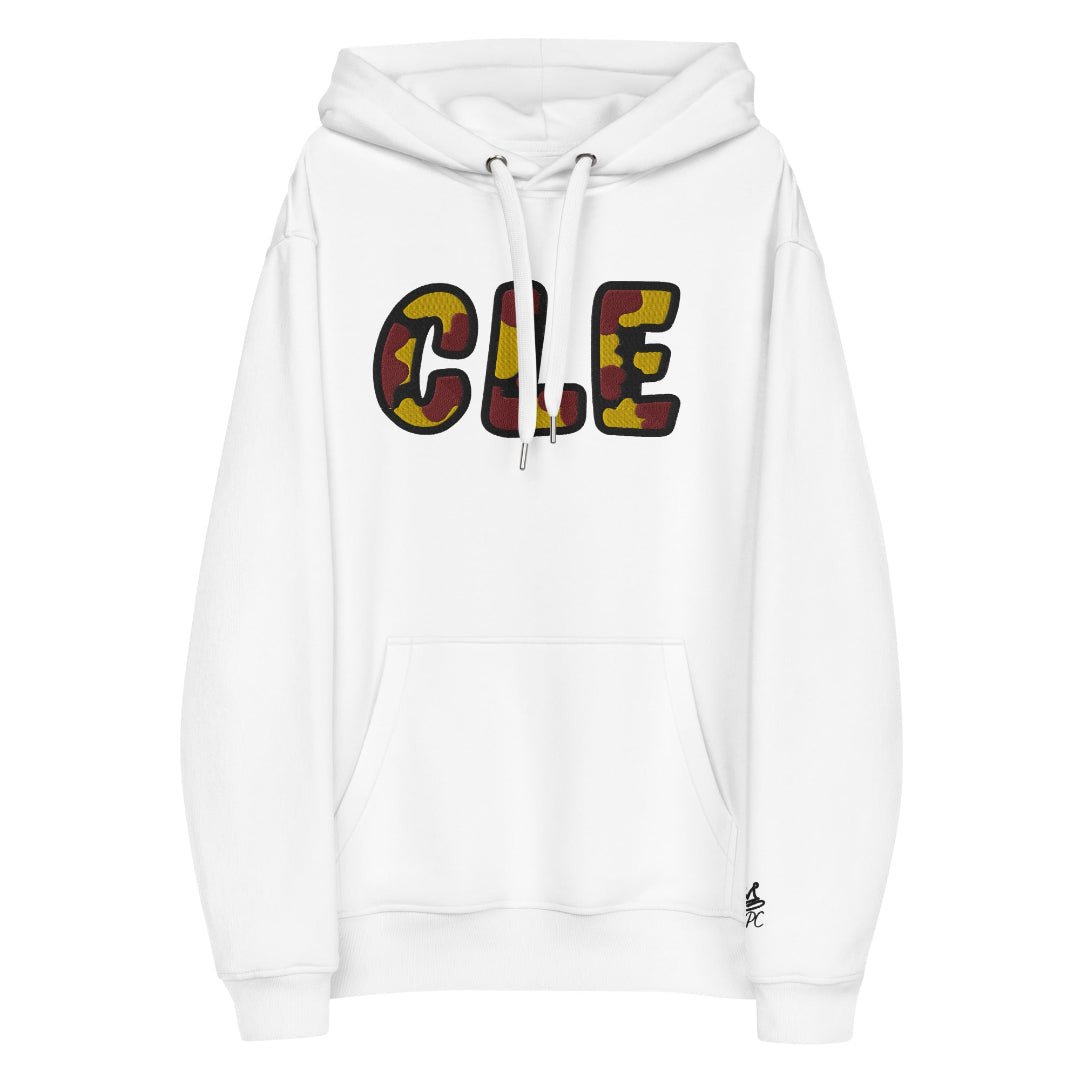 The City Collection CLE Basketball Patched Unisex Hoodie - Rebel P Customs