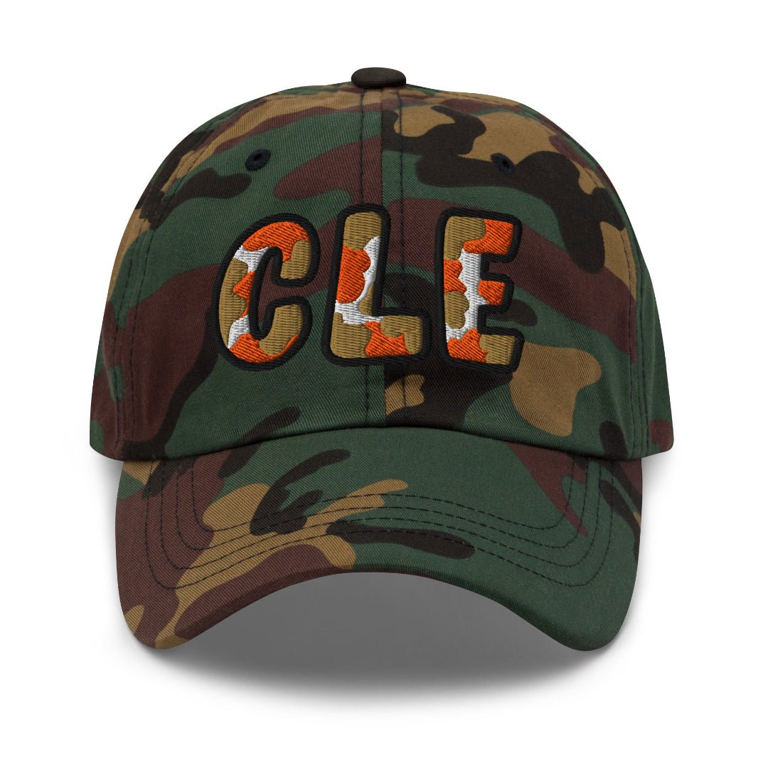 The City Collection CLE Football Camo Patched Hat - Rebel P Customs