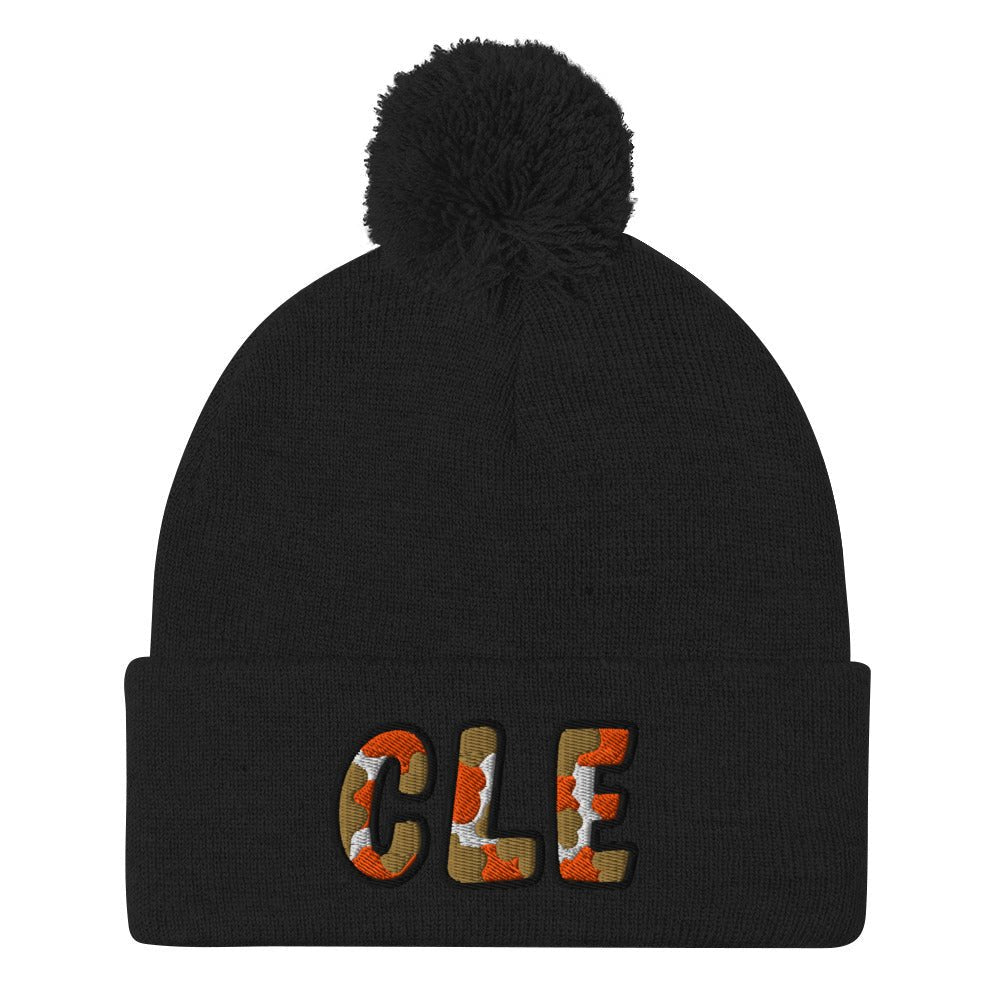 The City Collection CLE Football Patched Beanie - Rebel P Customs