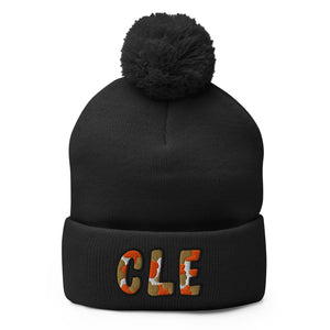 The City Collection CLE Football Patched Beanie - Rebel P Customs