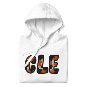 The City Collection CLE Football Patched Unisex Hoodie - Rebel P Customs