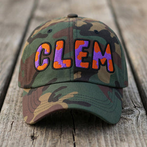 The City Collection CLEM Camo Patched Hat - Rebel P Customs