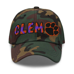 The City Collection CLEM Paw Camo Patched Hat - Rebel P Customs