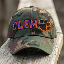 The City Collection CLEM Paw Camo Patched Hat - Rebel P Customs