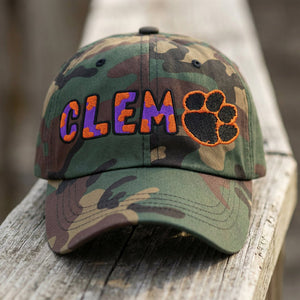 The City Collection CLEM Paw Camo Patched Hat - Rebel P Customs