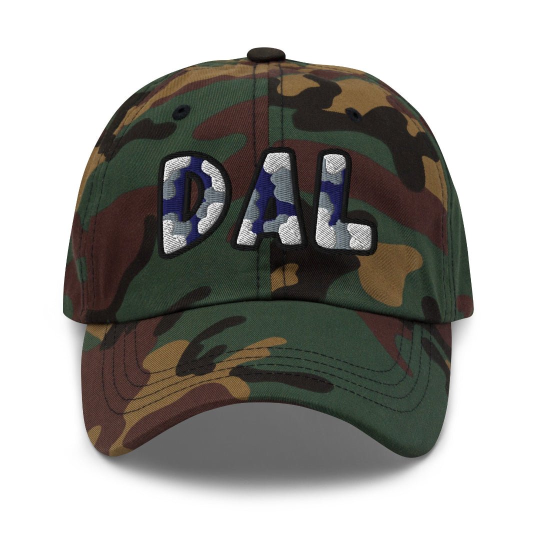The City Collection DAL Football Camo Patched Hat - Rebel P Customs