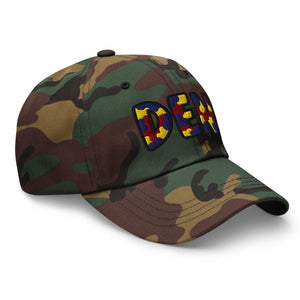 The City Collection DEN Basketball Camo Patched Hat - Rebel P Customs