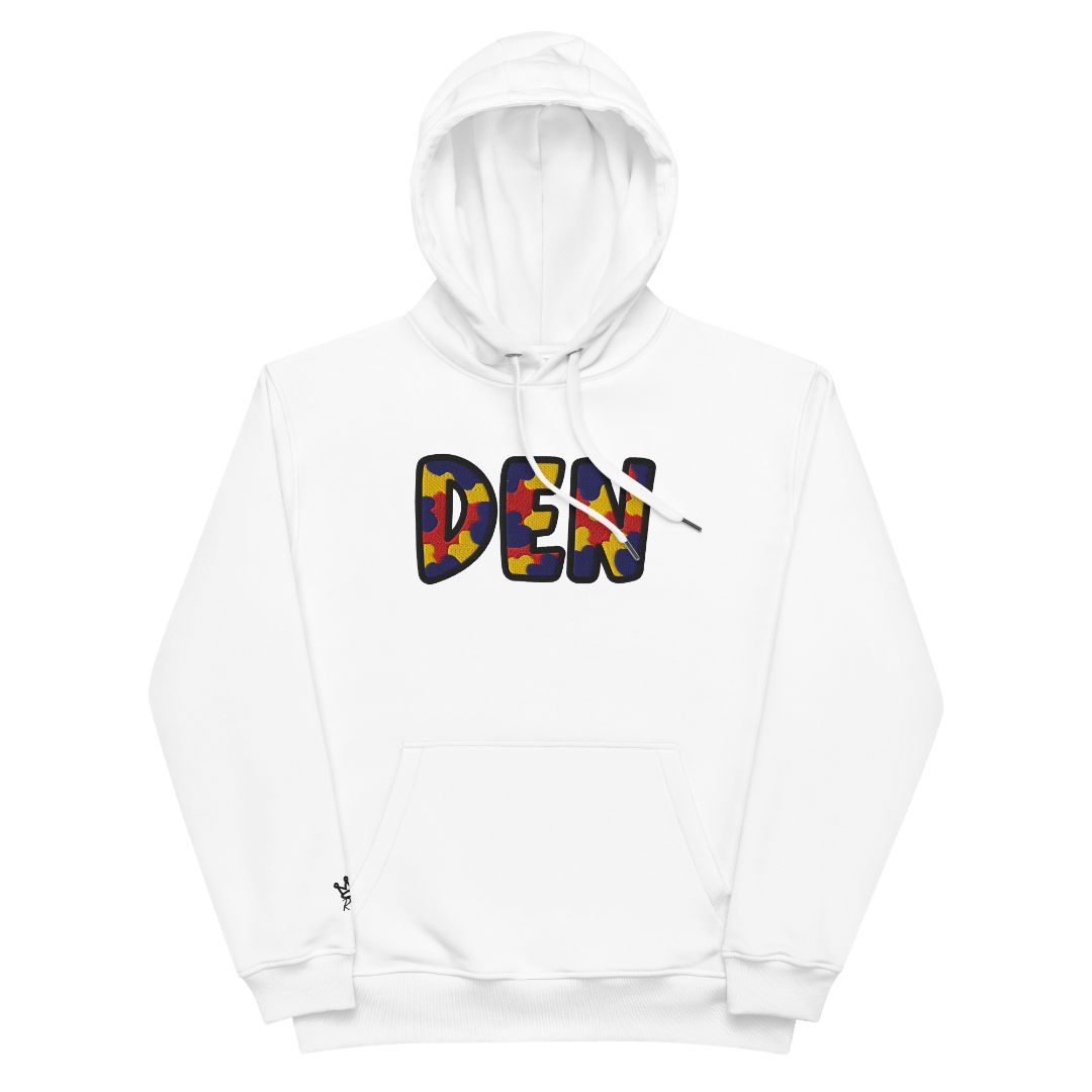 The City Collection DEN Basketball Patched Unisex Hoodie - Rebel P Customs