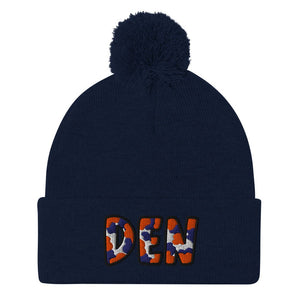 The City Collection DEN Football Patched Beanie - Rebel P Customs