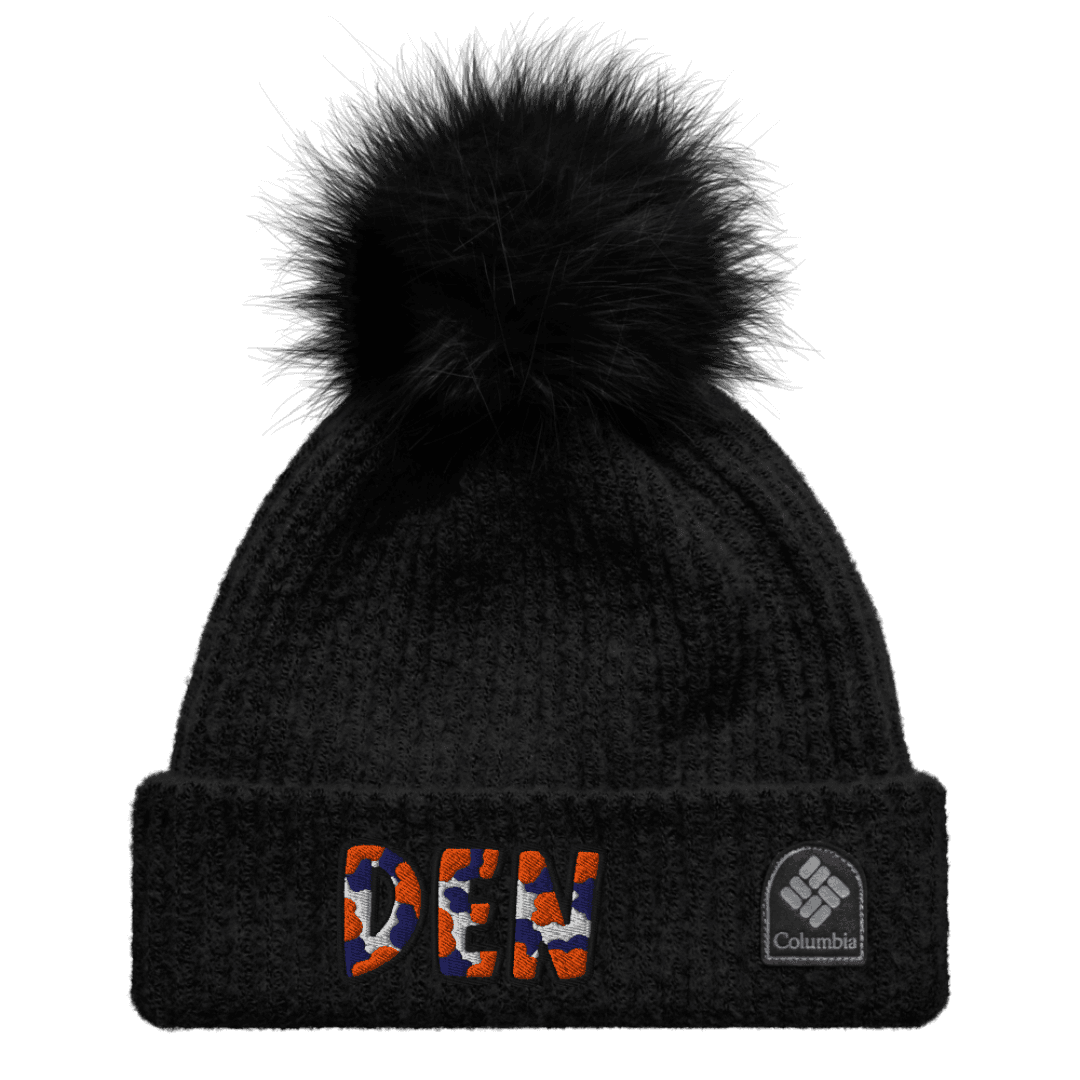 The City Collection DEN Football Patched Beanie - Rebel P Customs