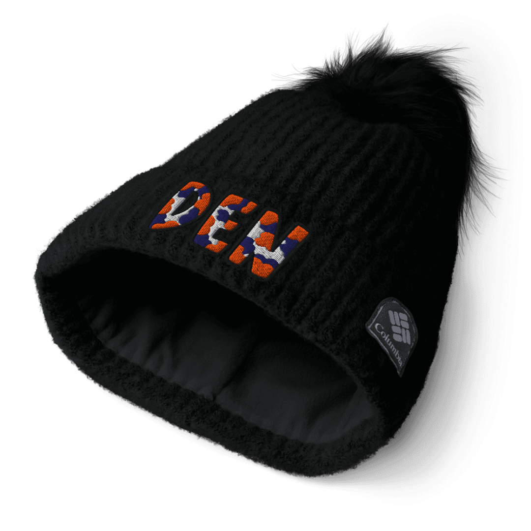 The City Collection DEN Football Patched Beanie - Rebel P Customs