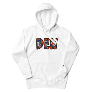 The City Collection DEN Football Patched Unisex Hoodie - Rebel P Customs