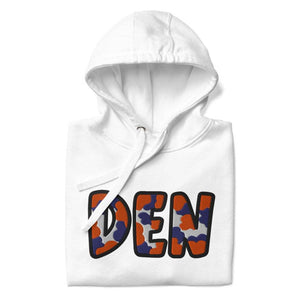 The City Collection DEN Football Patched Unisex Hoodie - Rebel P Customs