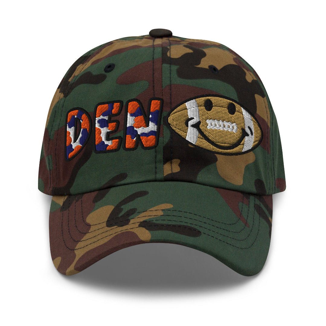 The City Collection Denver Football Camo Patched Hat - Rebel P Customs