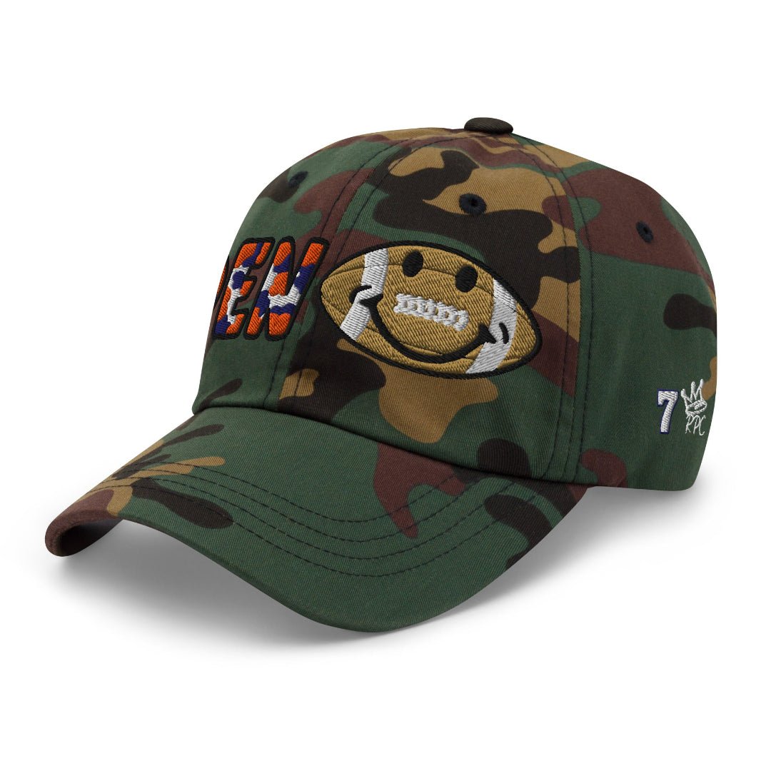 The City Collection Denver Football Camo Patched Hat - Rebel P Customs