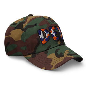 The City Collection DET Baseball Camo Patched Hat - Rebel P Customs