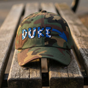 The City Collection Duke Blue Devil Camo Patched Hat - Rebel P Customs