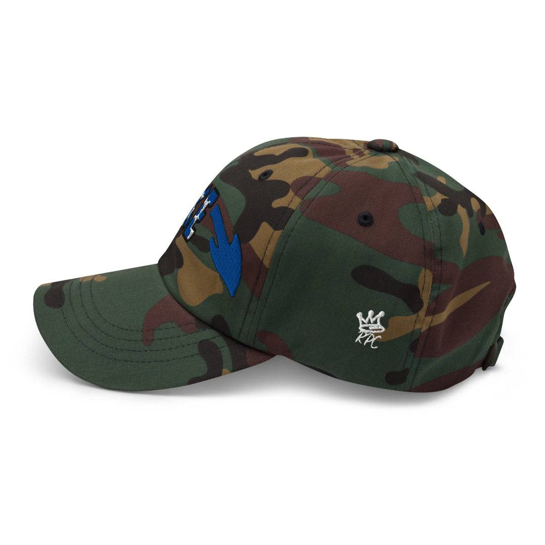 The City Collection Duke Blue Devil Camo Patched Hat - Rebel P Customs