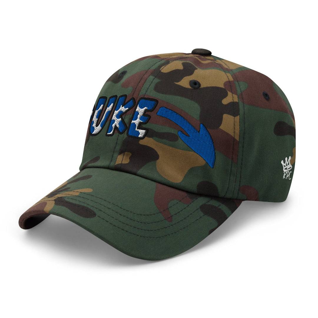 The City Collection Duke Blue Devil Camo Patched Hat - Rebel P Customs