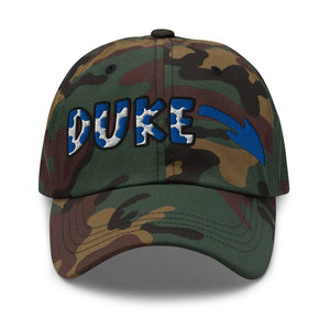 The City Collection Duke Blue Devil Camo Patched Hat - Rebel P Customs