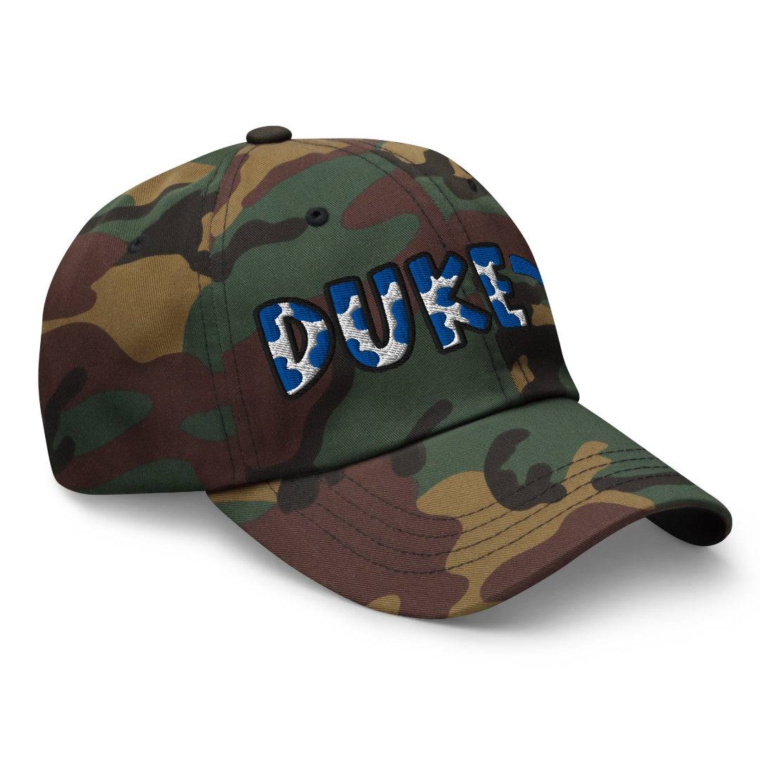 The City Collection Duke Blue Devil Camo Patched Hat - Rebel P Customs